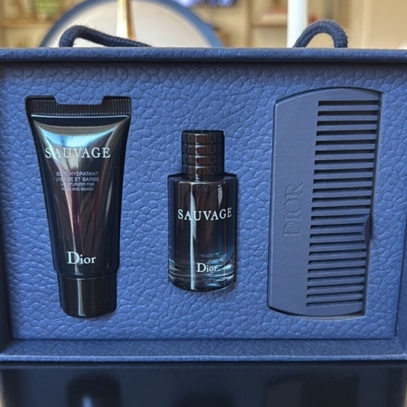 Dior Other - Dior Sauvage Grooming Trio - Navy Blue